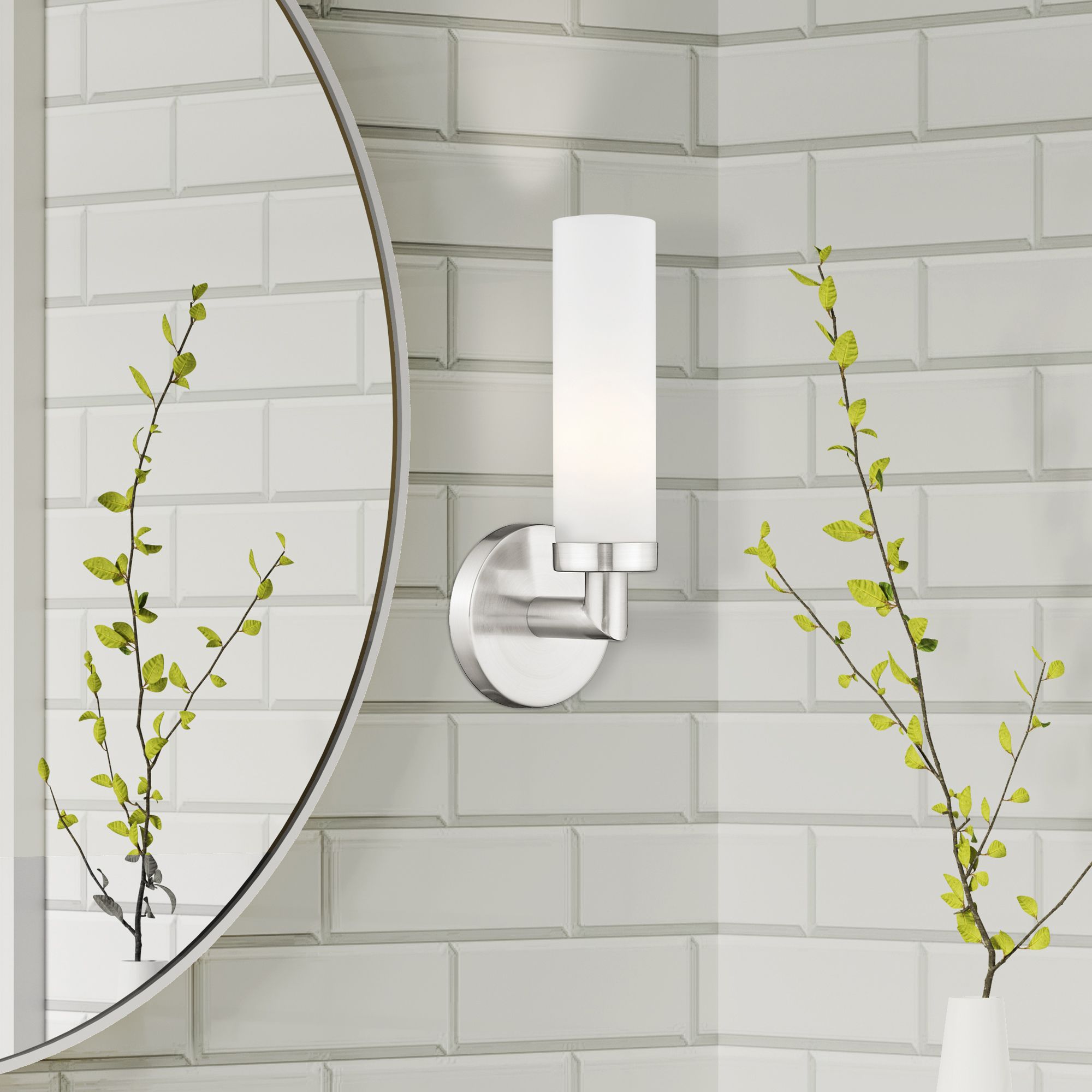 Livex Lighting Aero Brushed Nickel Collection