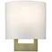 Livex Lighting Allison 8" wide 1-Light Antique Brass ADA Wall Sconce