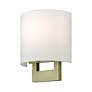 5_Livex Lighting Allison 8" wide 1-Light Antique Brass ADA Wall Sconce more views