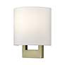 6_Livex Lighting Allison 8" wide 1-Light Antique Brass ADA Wall Sconce more views