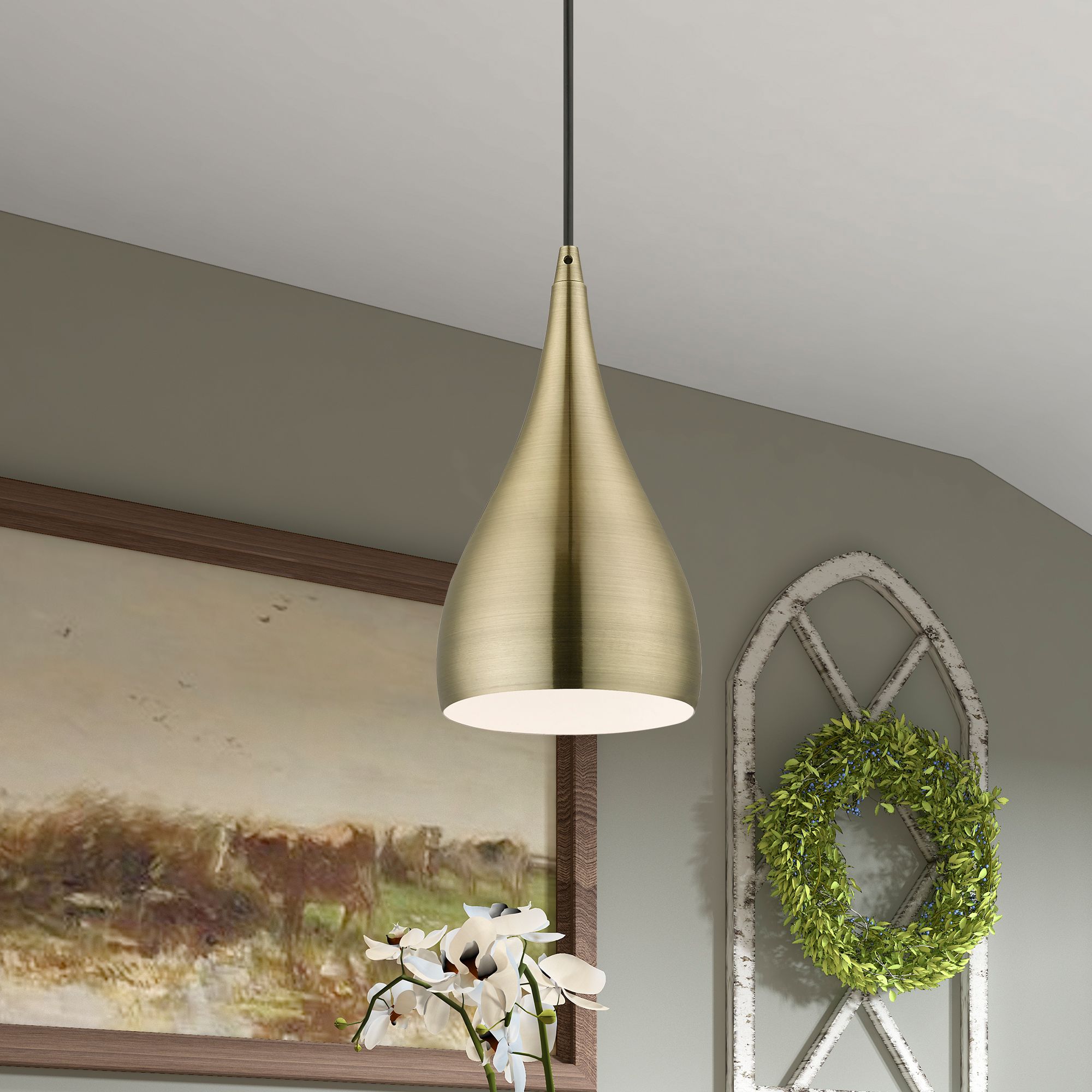 Livex Lighting Amador Brass - Antique Brass Collection