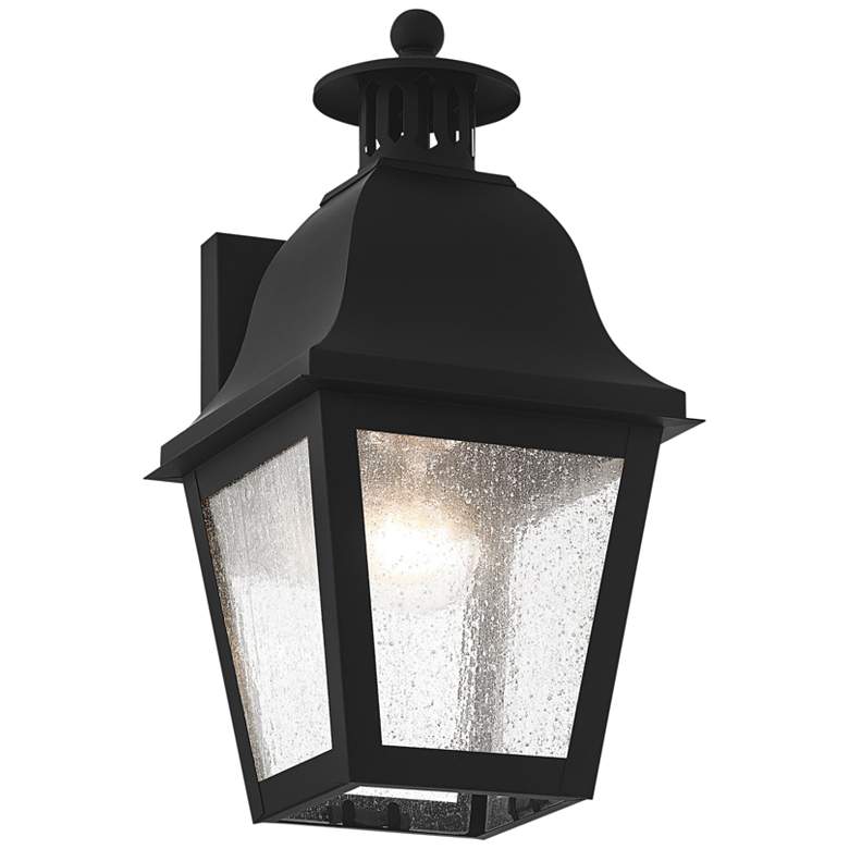 Image 4 Livex Lighting Amwell 14" High Black Outdoor Wall Light more views