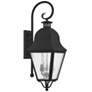 2_Livex Lighting Amwell 30 1/2" High Black Outdoor Lantern Wall Light