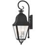 4_Livex Lighting Amwell 30 1/2" High Black Outdoor Lantern Wall Light more views