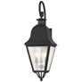 6_Livex Lighting Amwell 30 1/2" High Black Outdoor Lantern Wall Light more views