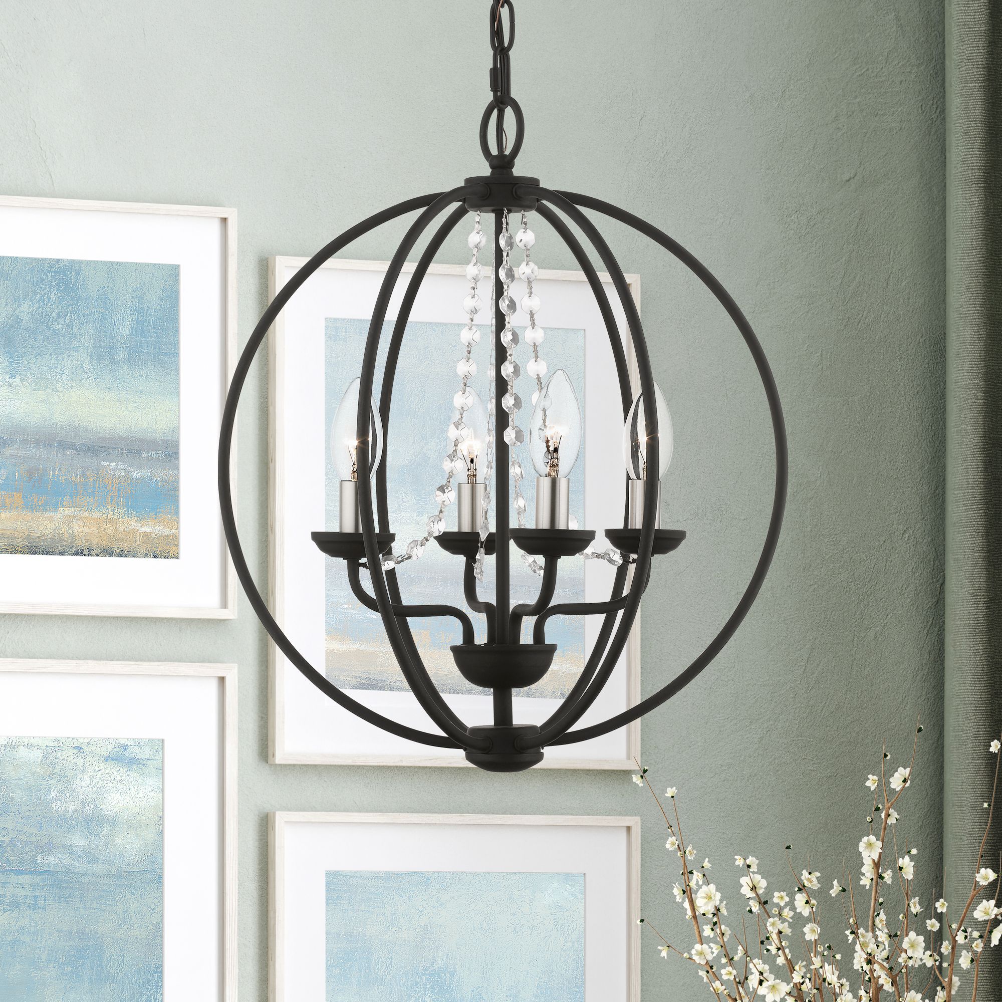 Livex Lighting Arabella Black Collection