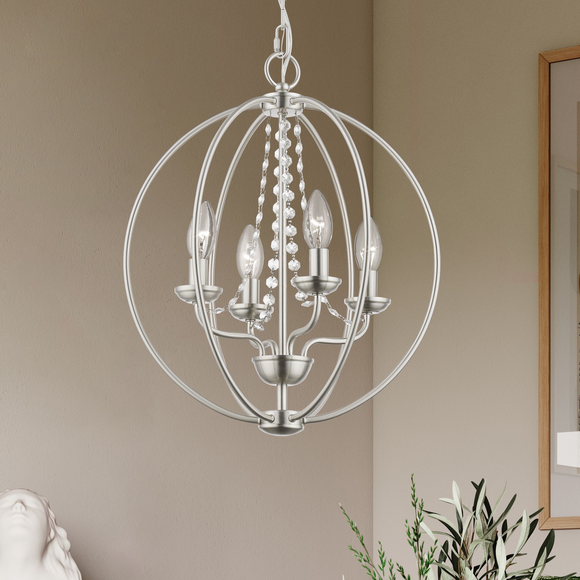 Livex Lighting Arabella Brushed Nickel Collection