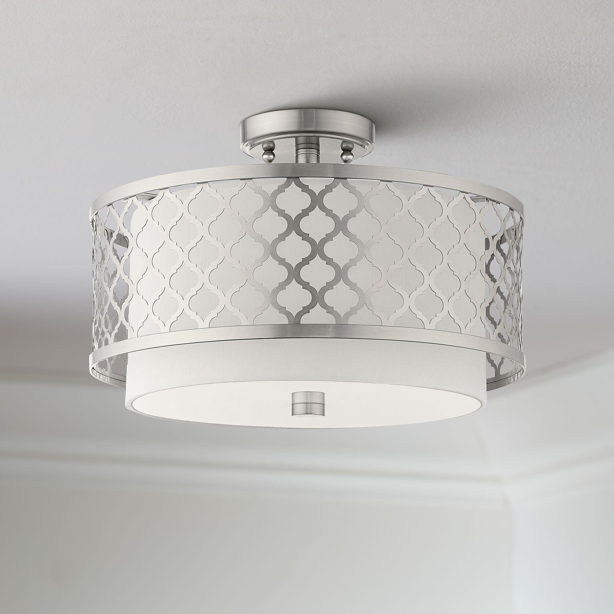 Livex Lighting Arabesque Brushed Nickel Collection