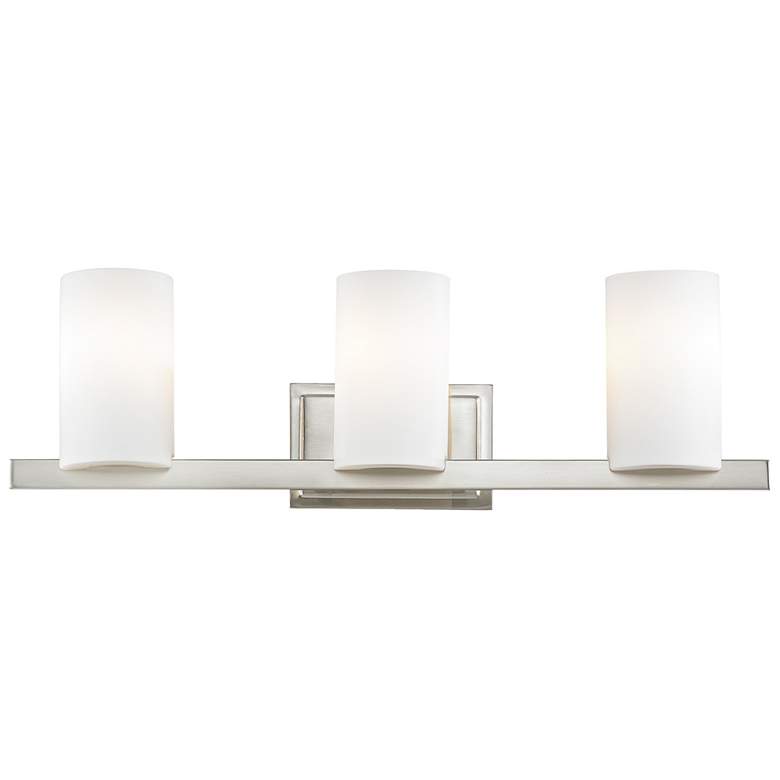 Image 1 Livex Lighting Astoria 26" Wide 3-Light Brushed Nickel Vanity Light