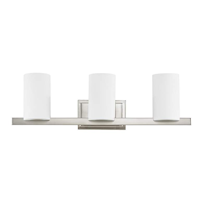 Image 4 Livex Lighting Astoria 26" Wide 3-Light Brushed Nickel Vanity Light more views