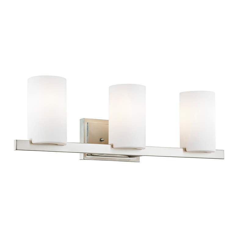 Image 5 Livex Lighting Astoria 26" Wide 3-Light Brushed Nickel Vanity Light more views