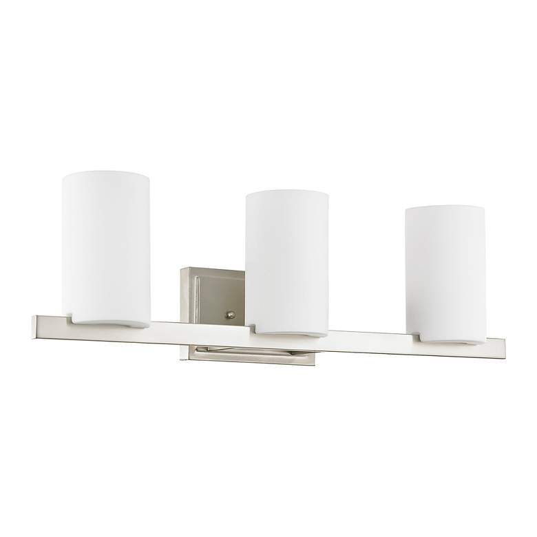 Image 6 Livex Lighting Astoria 26" Wide 3-Light Brushed Nickel Vanity Light more views