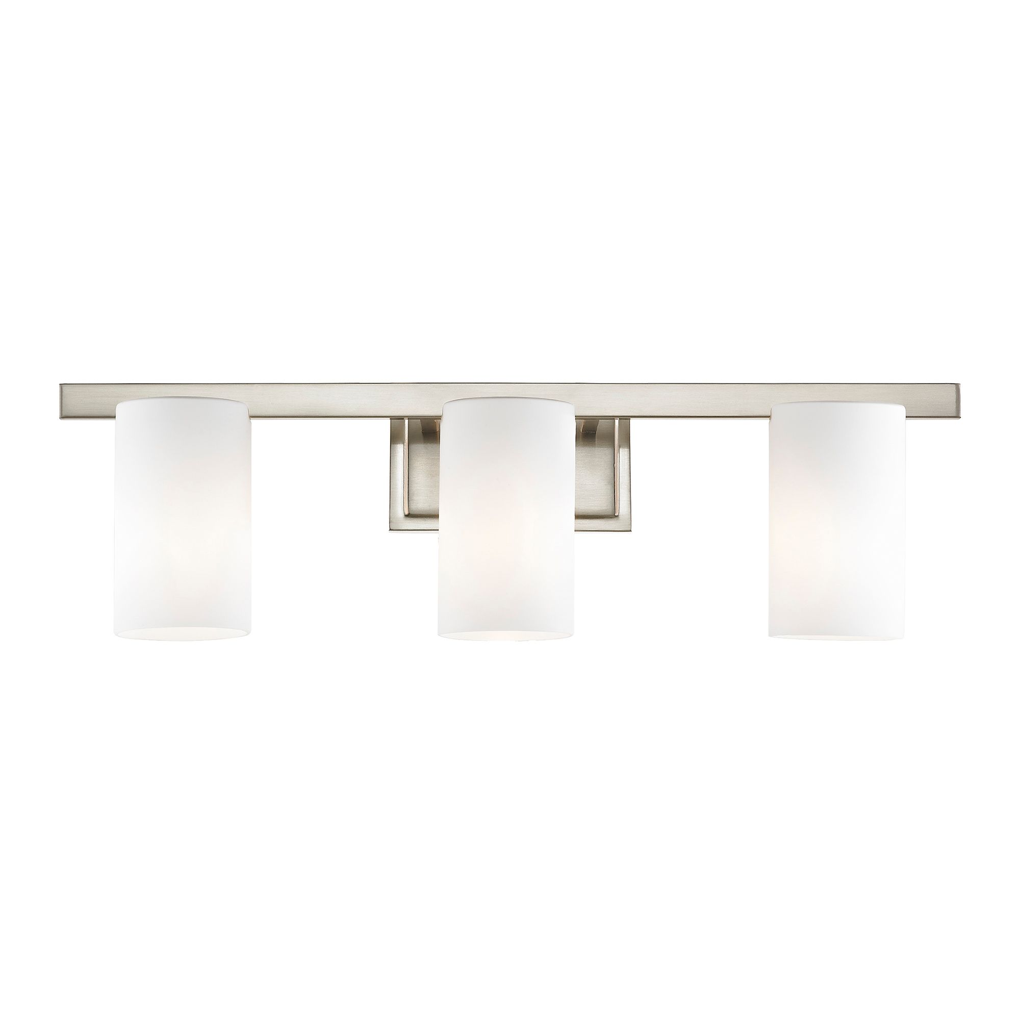 Livex Lighting Astoria 26" Wide 3-Light Brushed Nickel Vanity Light