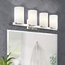 Thumbnail1 of Livex Lighting Astoria 35" 4-Light Polished Chrome Modern Bath Light
