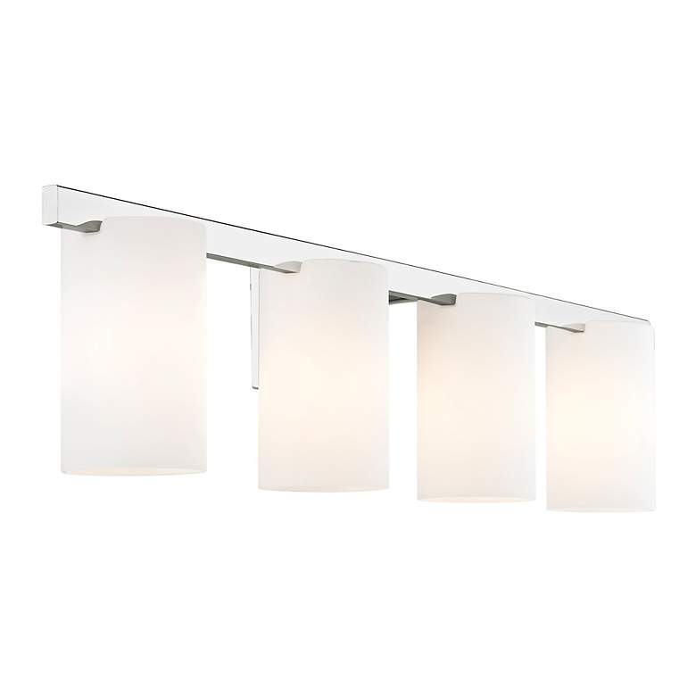Image 6 Livex Lighting Astoria 35" 4-Light Polished Chrome Modern Bath Light more views