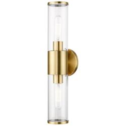 Livex Lighting Bancroft 18 1/2" High Antique Brass ADA Wall Sconce