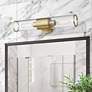 1_Livex Lighting Bancroft 18 1/2" High Antique Brass ADA Wall Sconce