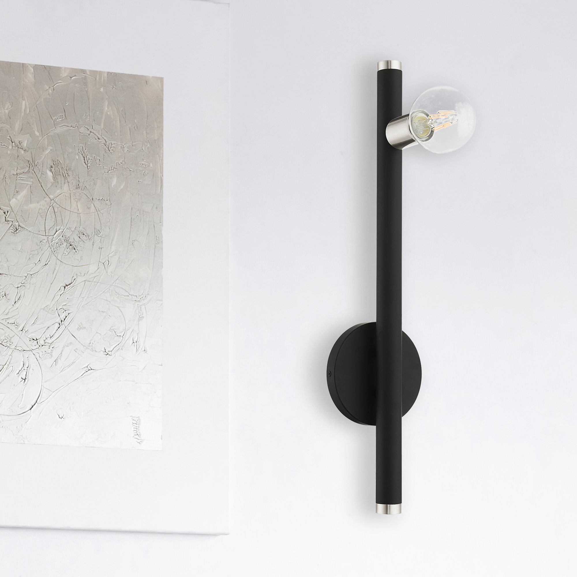 Livex Lighting Bannister Black Collection