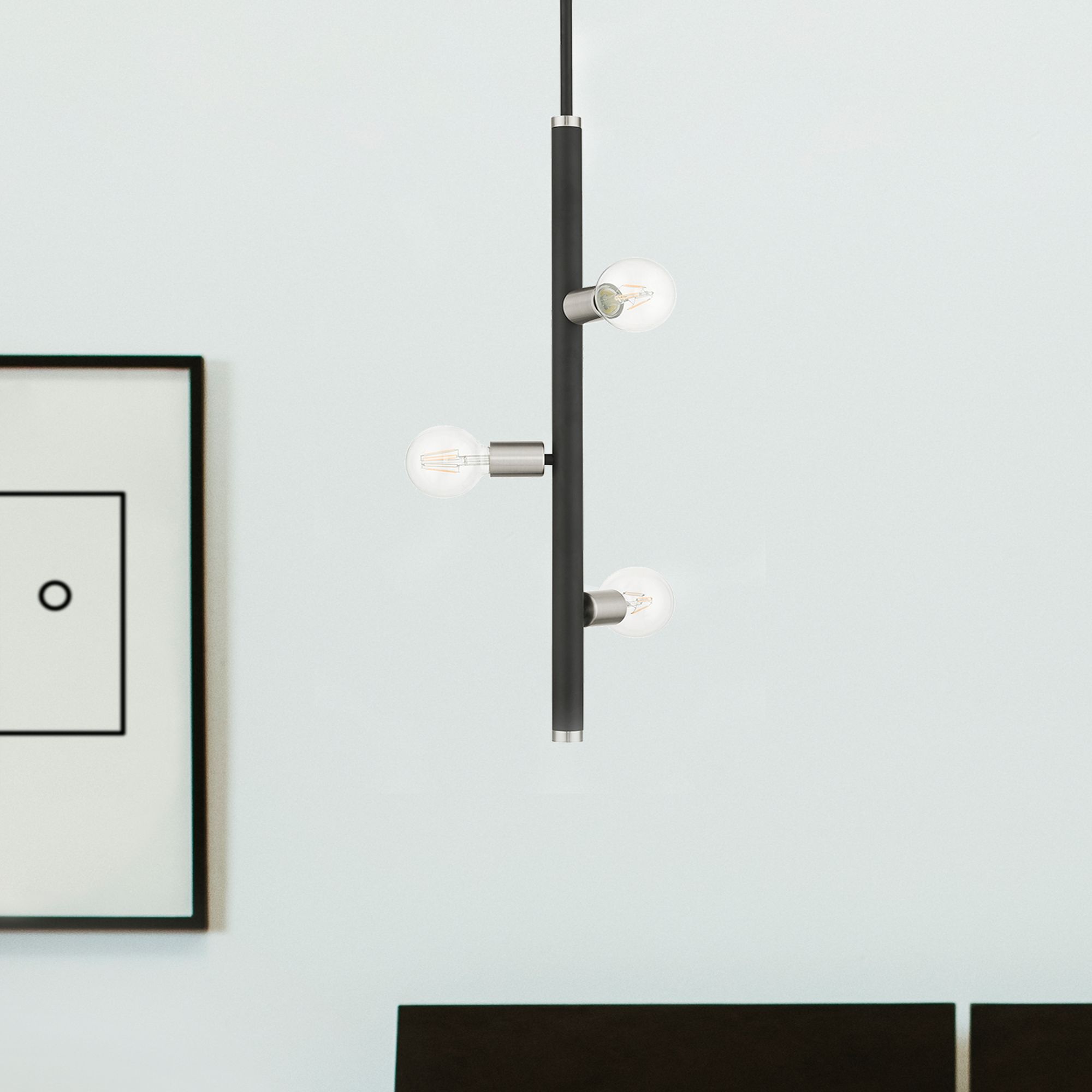 Livex Lighting Bannister Black Collection