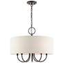 3_Livex Lighting Blossom 22" Wide English Bronze Drum Pendant Light