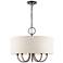 Livex Lighting Blossom 22" Wide English Bronze Drum Pendant Light