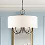 2_Livex Lighting Blossom 22" Wide English Bronze Drum Pendant Light