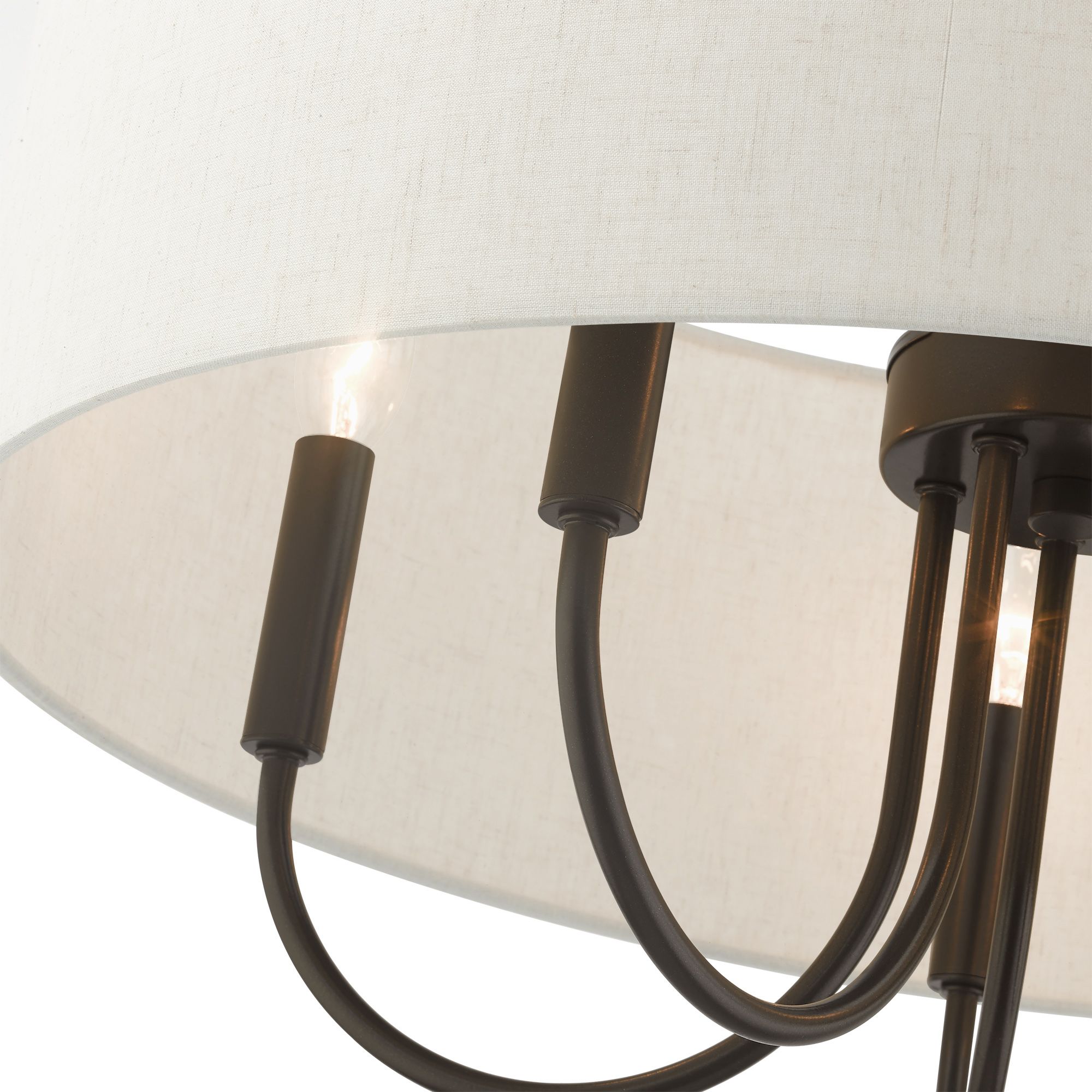 Livex Lighting Blossom 22" Wide English Bronze Drum Pendant Light in scene