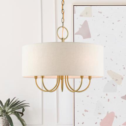 Livex Lighting Blossom Brass - Antique Brass Collection