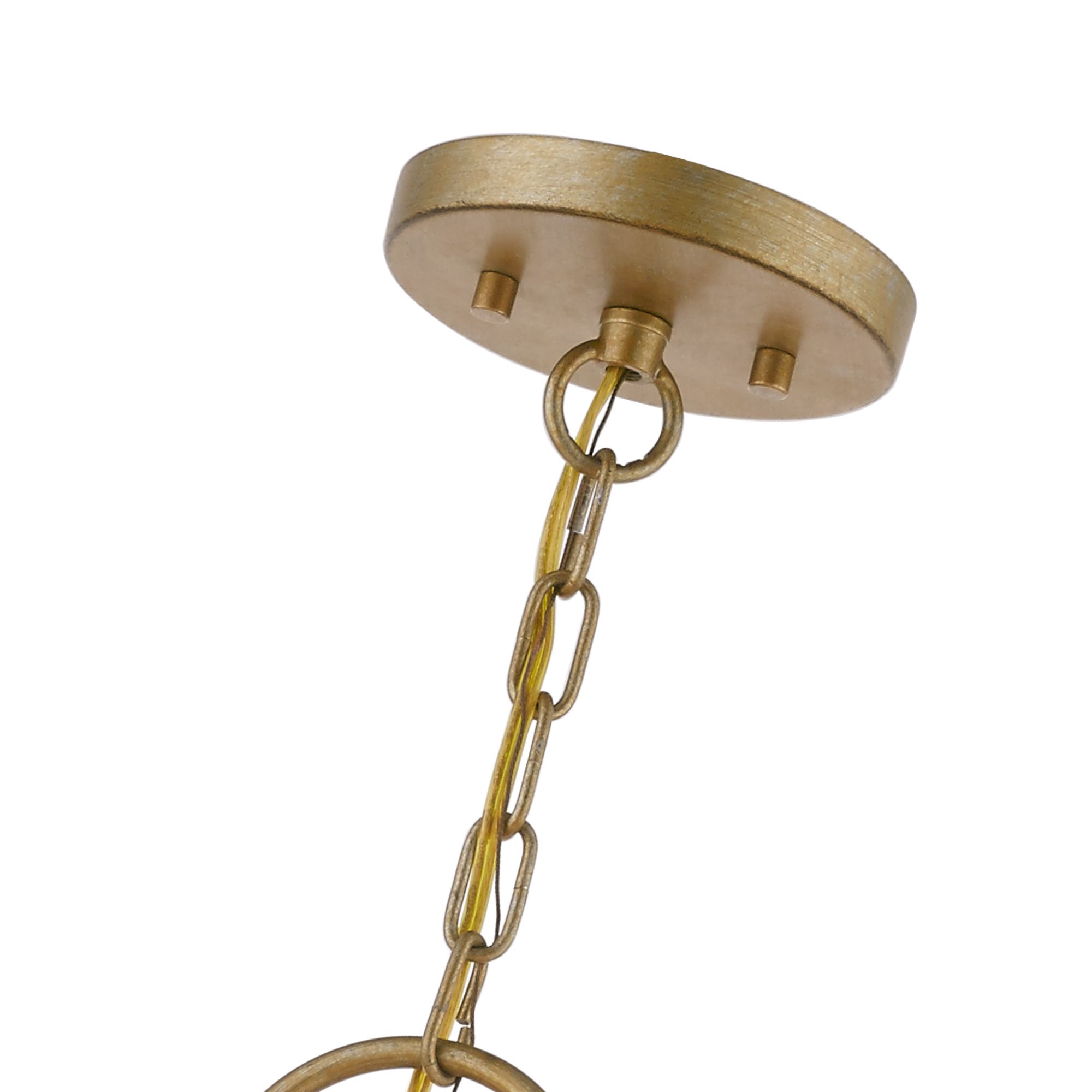 Livex Lighting Burnett 24" Wide Antique Gold 7-Light Drum Chandelier