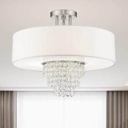 Livex Lighting Carlisle Brushed Nickel Collection