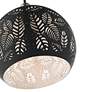 4_Livex Lighting Chantily 8" Wide Black Metal Globe Mini Pendant Light more views