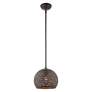 5_Livex Lighting Charlton 10" Wide Bronze Orb Modern Mini-Pendant more views