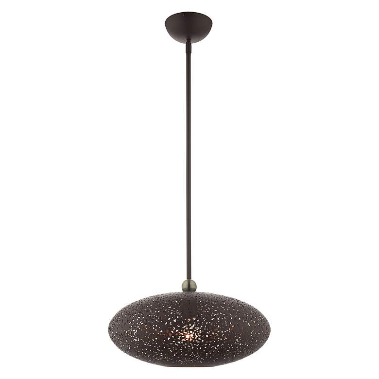 Image 6 Livex Lighting Charlton 16" Wide Bronze Orb Modern Pendant more views