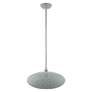 3_Livex Lighting Charlton 16" Wide Modern Orb Nordic Gray Pendant more views