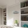 Livex Lighting Charlton 16" Wide Modern Orb Nordic Gray Pendant