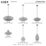 Livex Lighting Charlton 16" Wide Modern Orb Nordic Gray Pendant