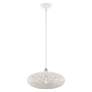 Thumbnail4 of Livex Lighting Charlton 16" Wide White Orb Modern Pendant more views
