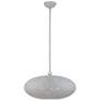 2_Livex Lighting Charlton 20" 3-Light Nordic Gray Modern Orb Pendant