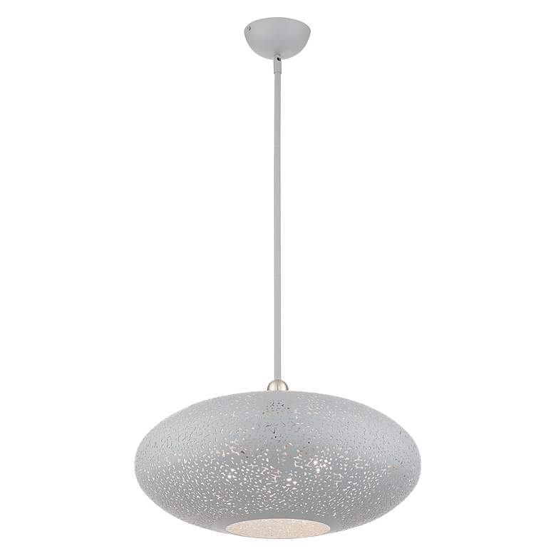 Image 6 Livex Lighting Charlton 20" 3-Light Nordic Gray Modern Orb Pendant more views