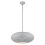 6_Livex Lighting Charlton 20" 3-Light Nordic Gray Modern Orb Pendant more views