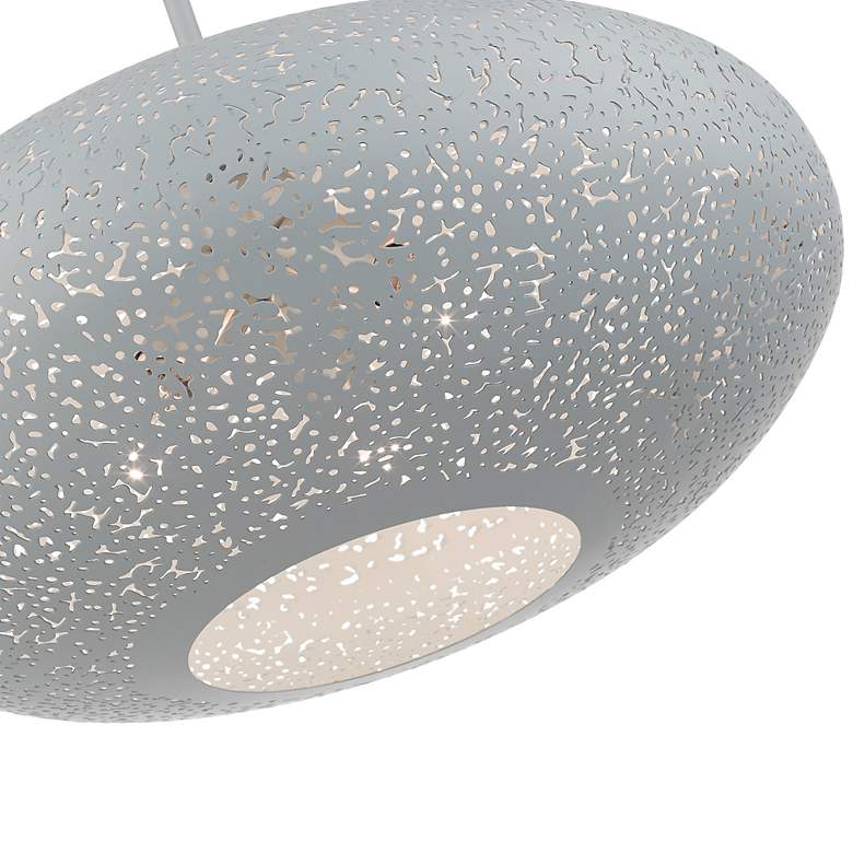Image 7 Livex Lighting Charlton 20" 3-Light Nordic Gray Modern Orb Pendant more views