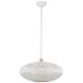 2_Livex Lighting Charlton 20" Wide 3-Light White Orb Modern Pendant