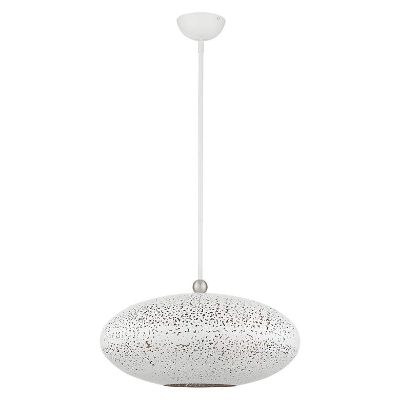 Image 3 Livex Lighting Charlton 20" Wide 3-Light White Orb Modern Pendant more views