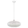 4_Livex Lighting Charlton 20" Wide 3-Light White Orb Modern Pendant more views
