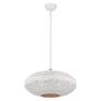 6_Livex Lighting Charlton 20" Wide 3-Light White Orb Modern Pendant more views