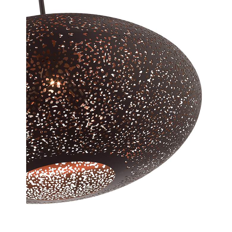 Image 7 Livex Lighting Charlton 24" Wide 3-Light Bronze Orb Modern Pendant more views
