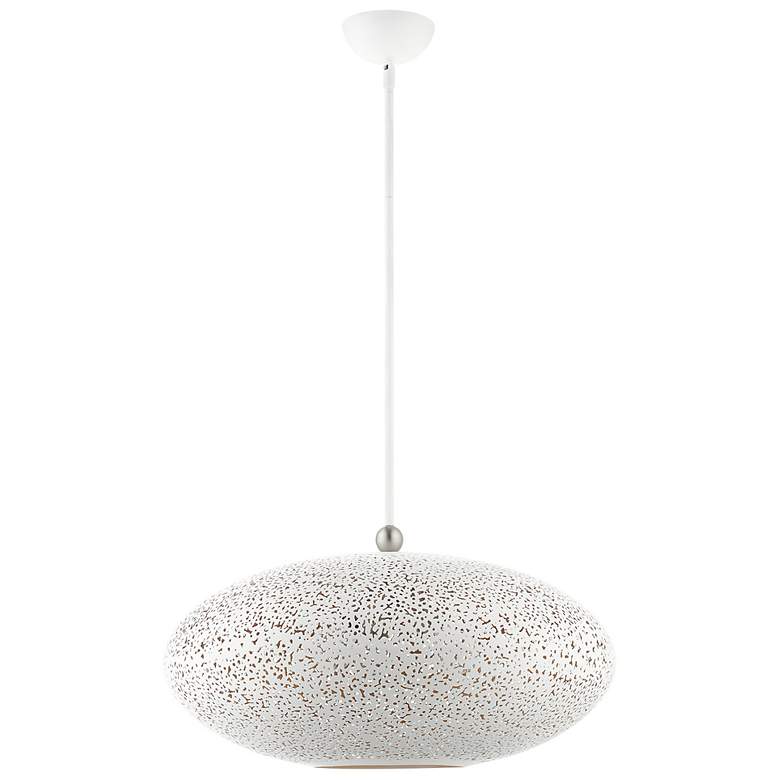 Image 4 Livex Lighting Charlton 24" Wide 3-Light White Modern Orb Pendant more views
