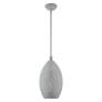 Thumbnail3 of Livex Lighting Charlton 9" Wide Nordic Gray Modern Mini-Pendant more views