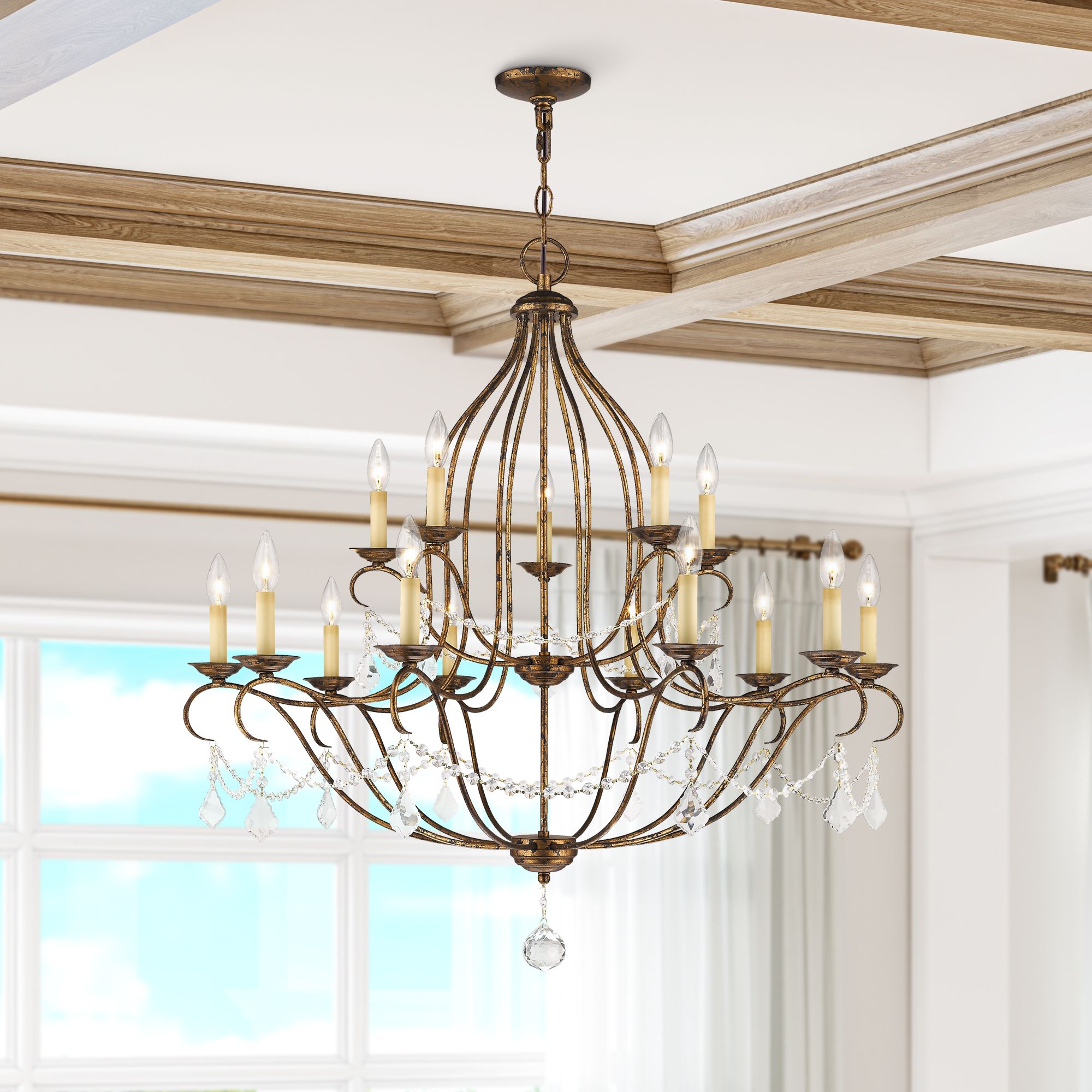 Livex Lighting Chesterfield Brown Collection