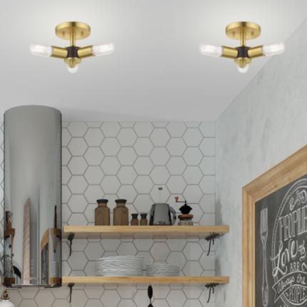 Livex Lighting Copenhagen Brass - Antique Brass Collection